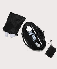 Landon Carryall in Onyx Shearling , Medium