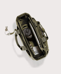 Petra Convertible Tote in Dark Moss