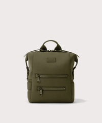 Indi Diaper Backpack in Dark Moss, Small
