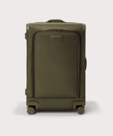 Sydney Checked Luggage in Dark Moss, Larger - 28.5 inch