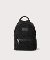 Dakota Backpack in Onyx Shearling , Small