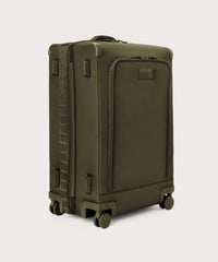 Sydney Checked Luggage in Dark Moss, Larger - 28.5 inch