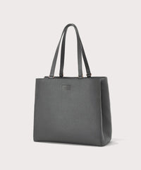 Allyn Tote in Graphite, Large