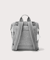 Indi Diaper Backpack in Heather Grey, Medium