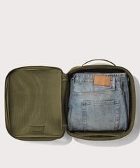 Roma Packing Cube in Dark Moss Air Mesh, Large