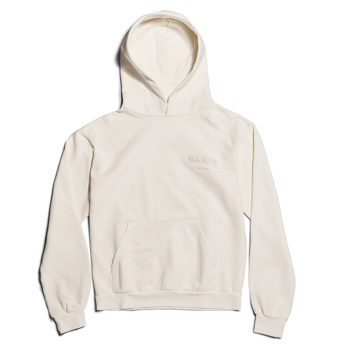 Varsity Logo Hoodie in Moonbeam, 2X