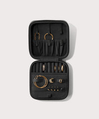 Frankie Jewelry Case in Onyx, Large