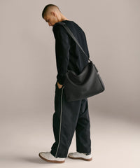 Enzo Messenger Bag in Cherry