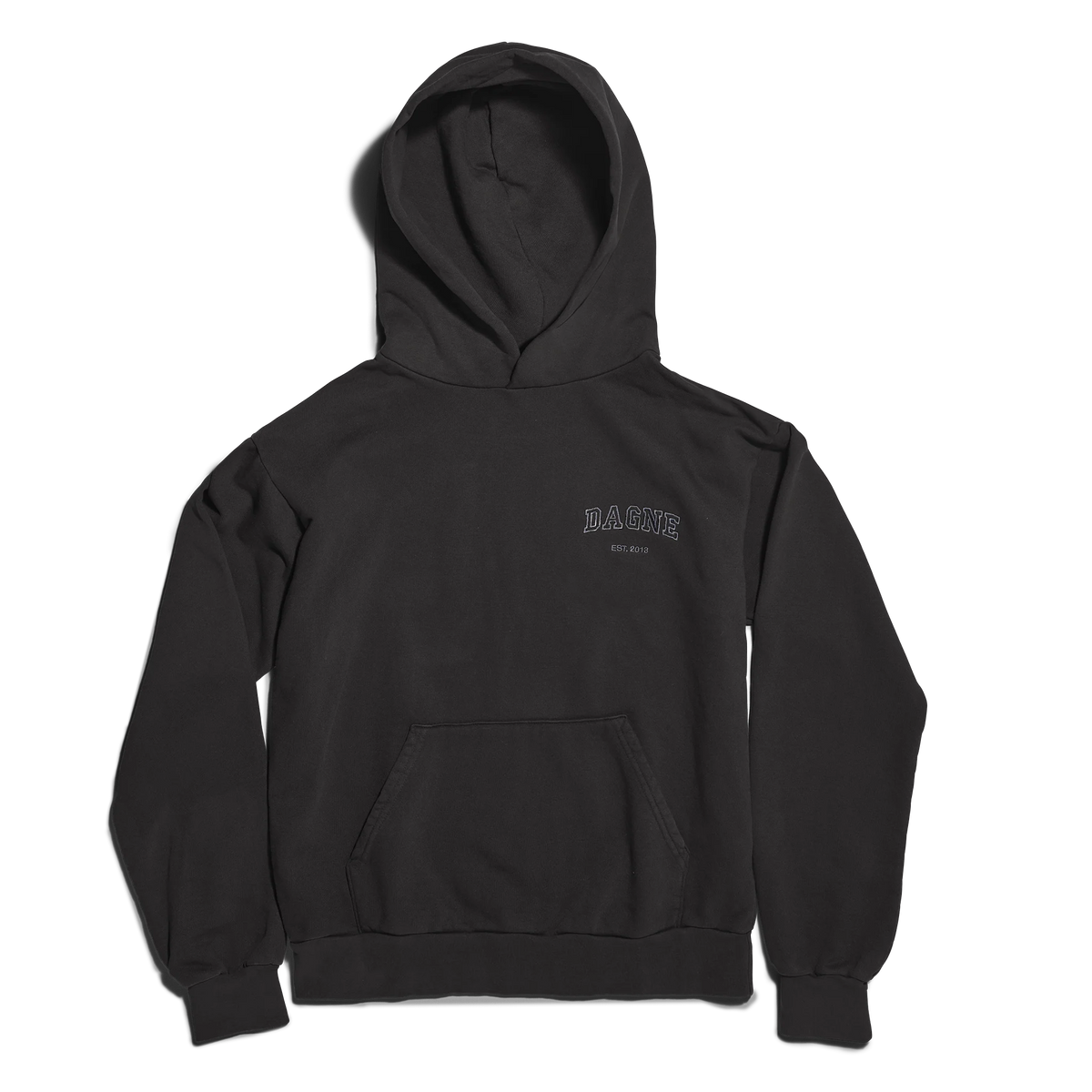 Varsity Logo Hoodie in Onyx, 2X