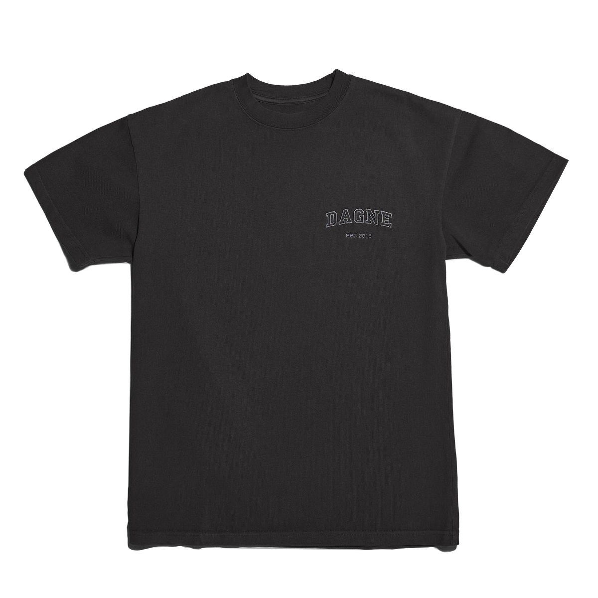 Varsity Logo T-shirt in Onyx, Small