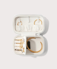 Frankie Jewelry Case in Moonbeam, Small